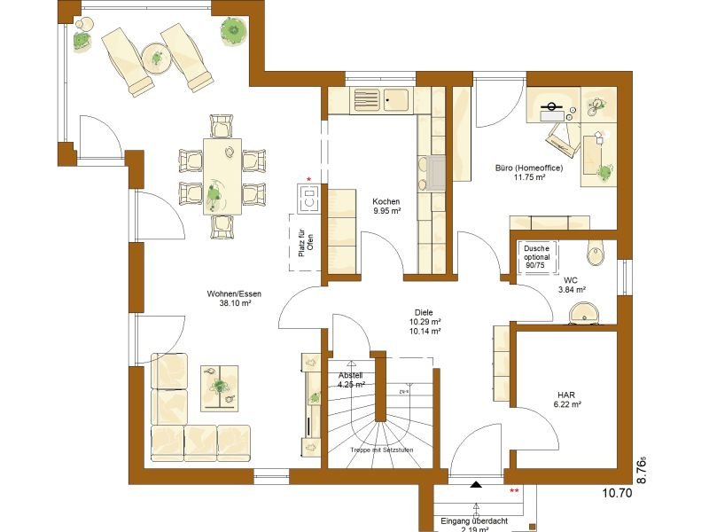 Am Feldrand mitten in der Natur